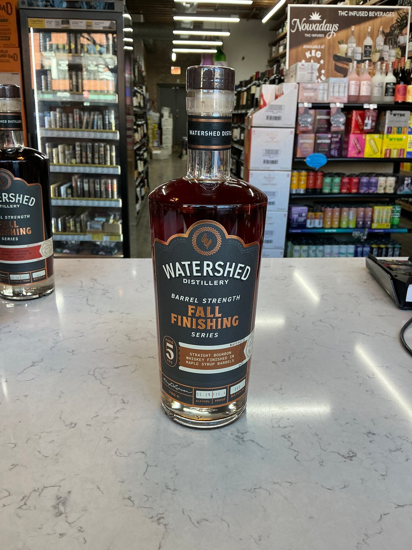 Watershed Barrel Strength Maple Finish Bourbon 750mL