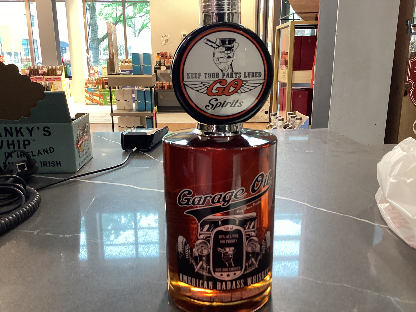 Garage oil American Badass Whiskey