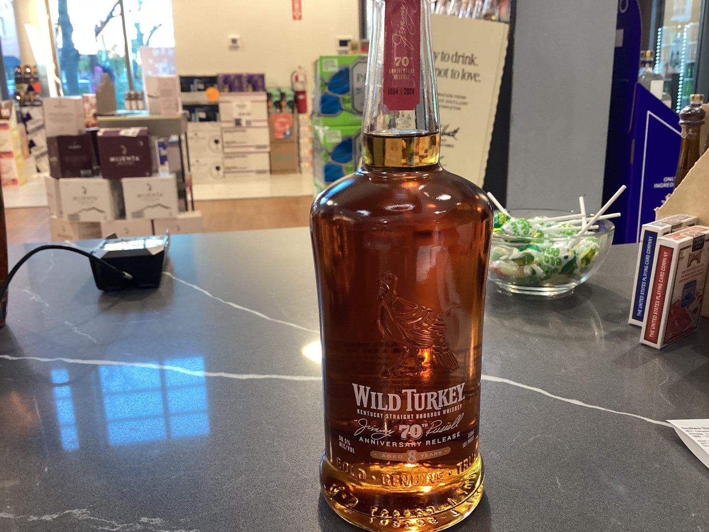 Wild Turkey 8yr Jimmy Russell 70th Anniversary 750mL