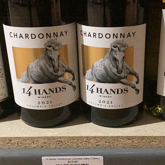 14 hands Chardonnay Columbia valley (750mL)