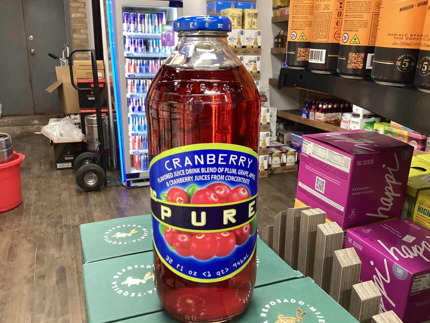 Mr Pure Cranberry 32oz