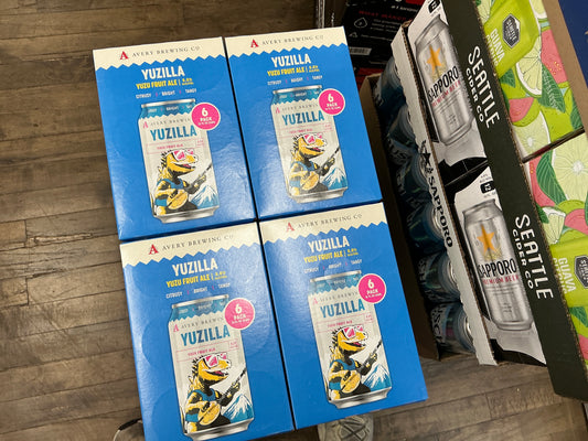 Avery Brewing “yuzilla” Yuzu fruit ale 12oz 6-pack cans