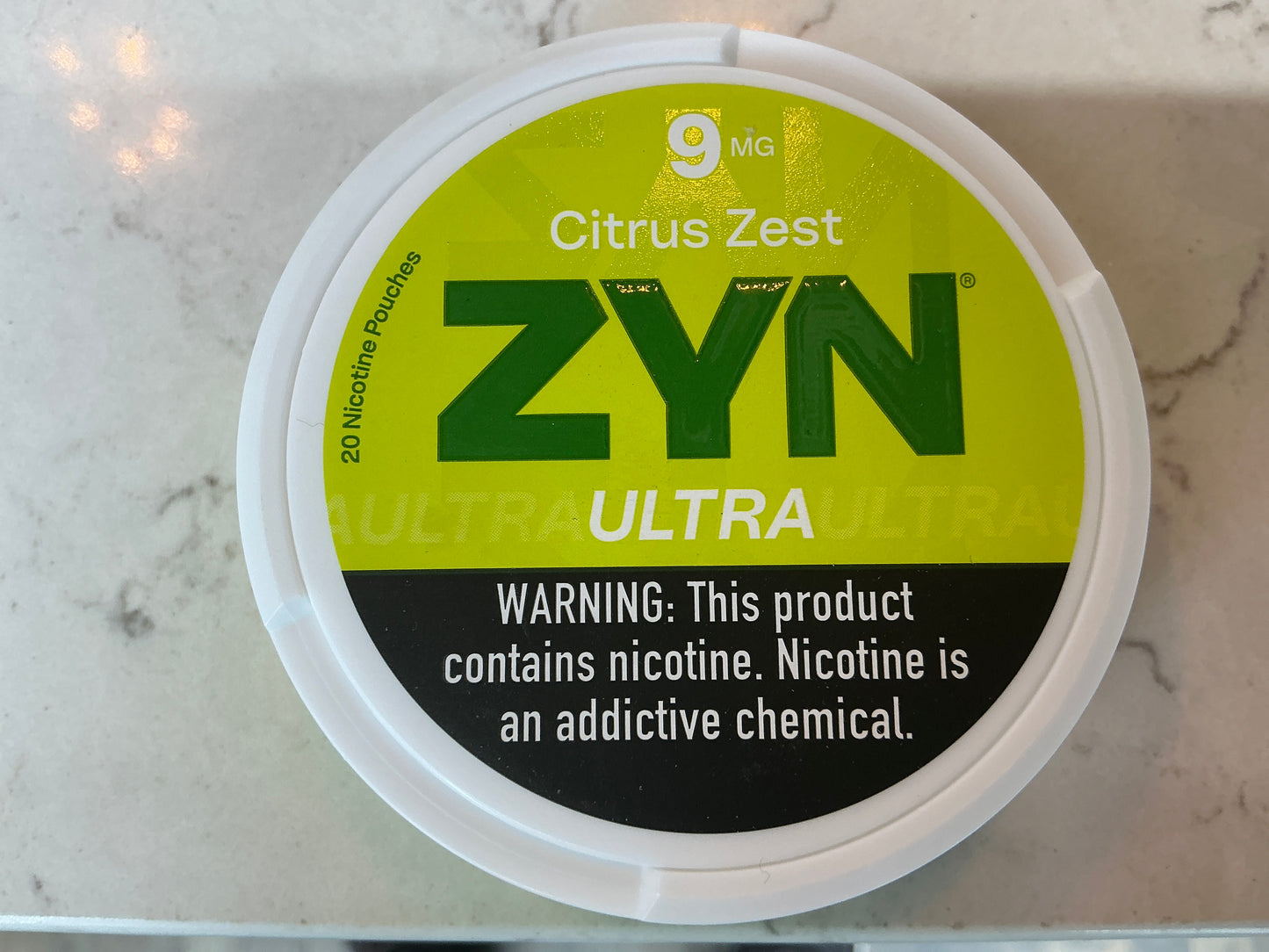 ZYN Ultra Citrus Zest 9mg