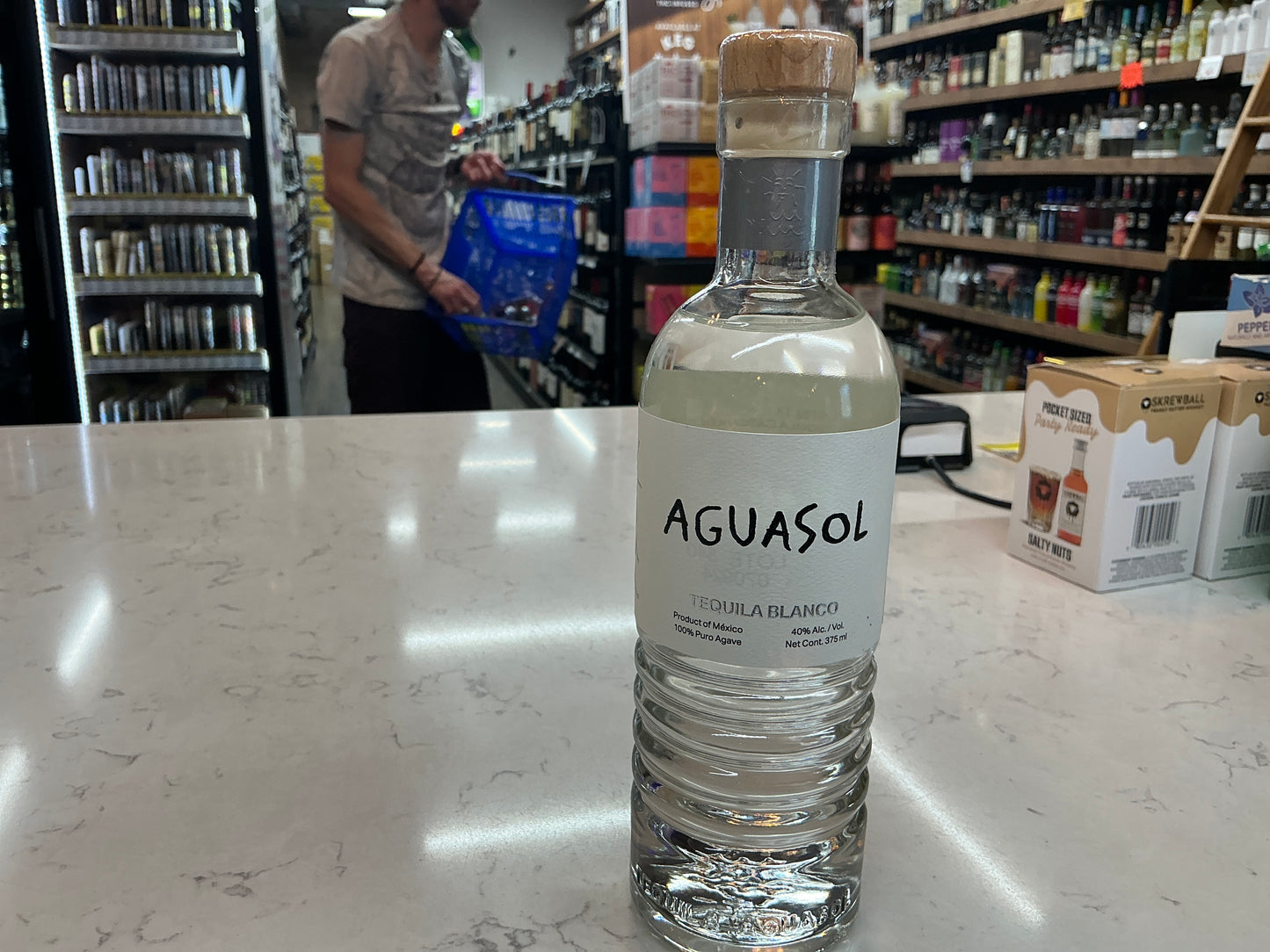 Aguasol Blanco Tequila 375mL