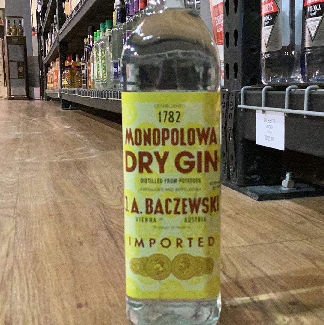 Monopolpwa dry gin 750mL