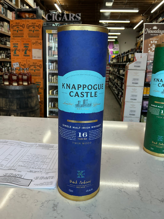 KNAPPOGUE Castle 16yr Single Malt Irish Whiskey 750mL