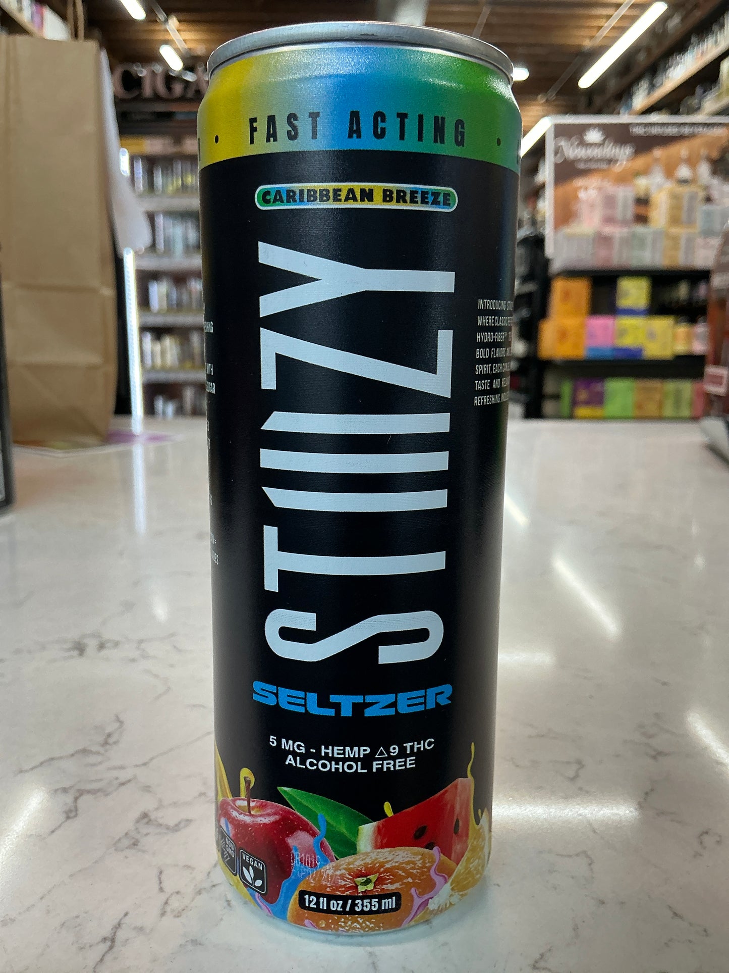 Stiiizy Caribbean Breeze THC Seltzer 5mg (12fl oz)