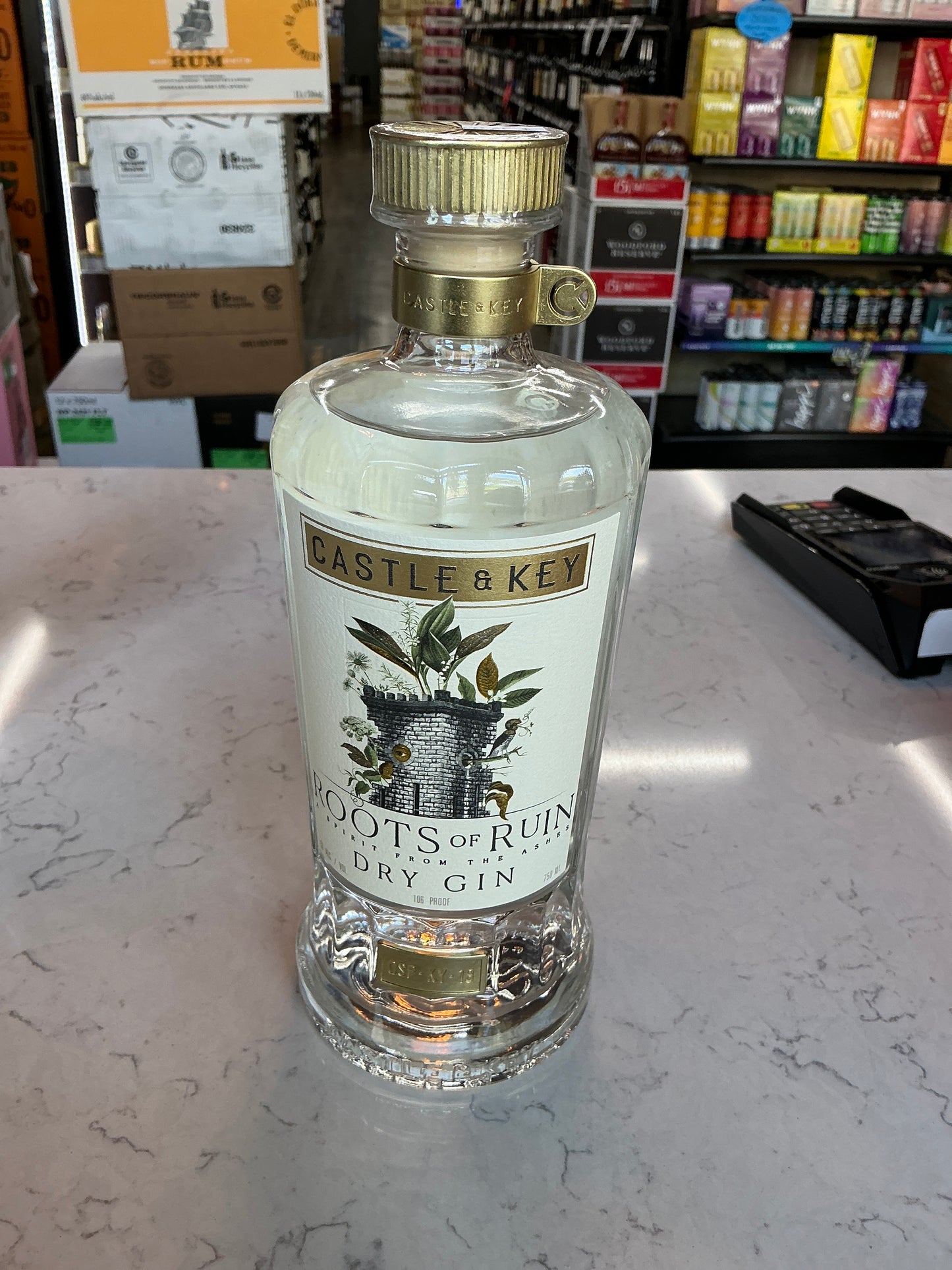 Castle & Key Roots of Ruin Dry Gin (750mL)