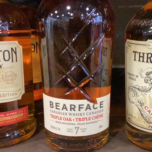 Bear Face 7yr Canadian Whiskey Triple Oak 750mL