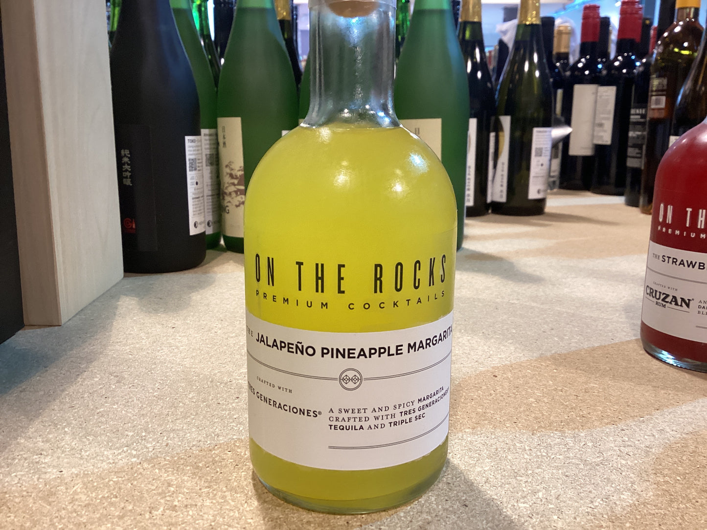 On the Rocks Jalapeño Pineapple Margarita (375ml)
