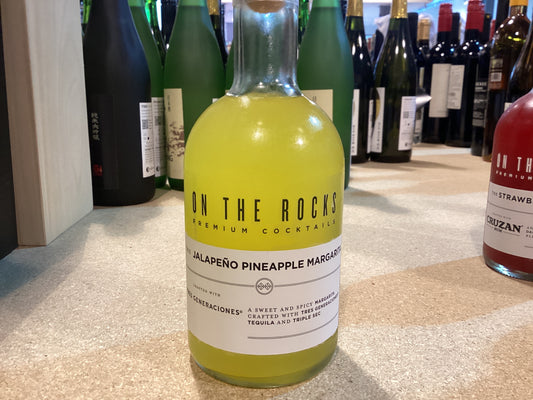 On the Rocks Jalapeño Pineapple Margarita (375ml)