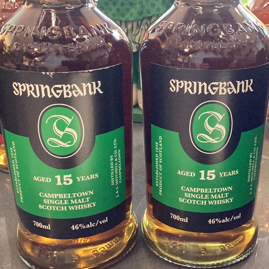 Springbank 15yr Single Malt Scotch Whiskey (700mL)