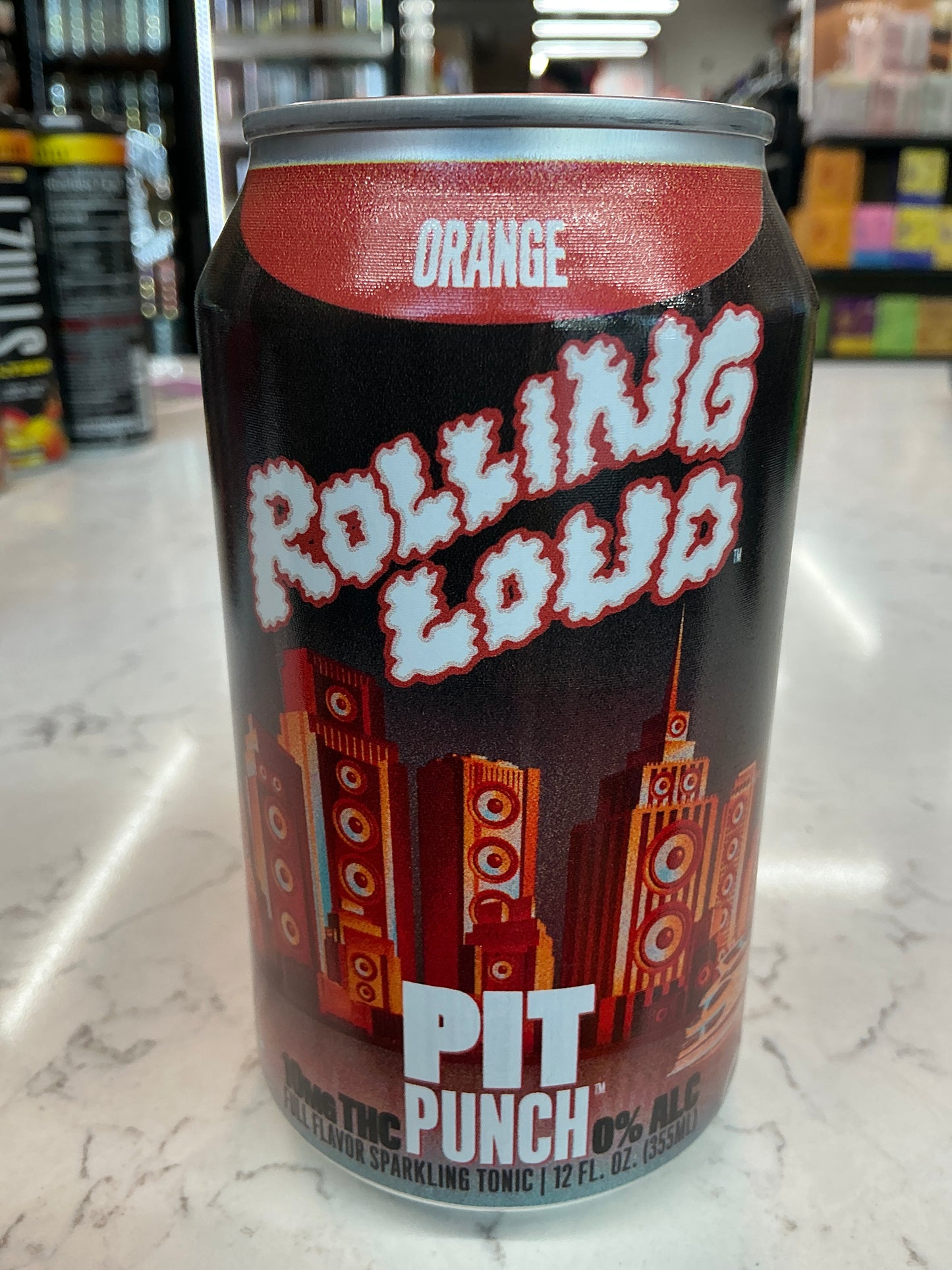 Rolling Loud Pit Punch Orange 10mg THC  (12oz)