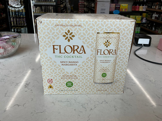 FLORA Spicy Mango Margarita 5mg 6pack cans