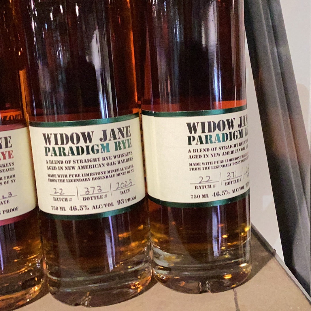 Widow Jane Paradigm Rye 750mL