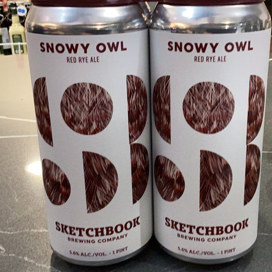 SketchBook Snowy Owl Red Rye Ale (4pk)