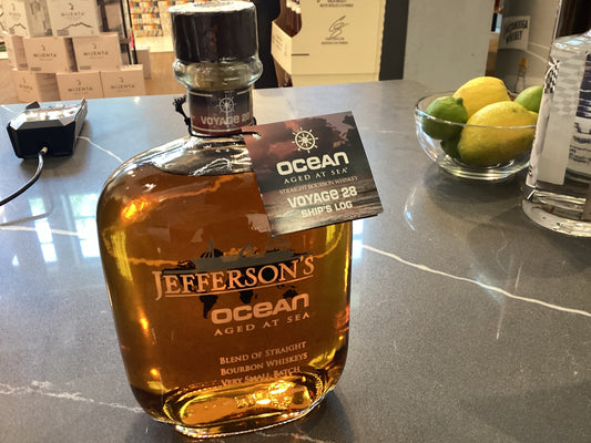 Jefferson’s Ocean Voyage 28 Bourbon Whiskey (750ML)