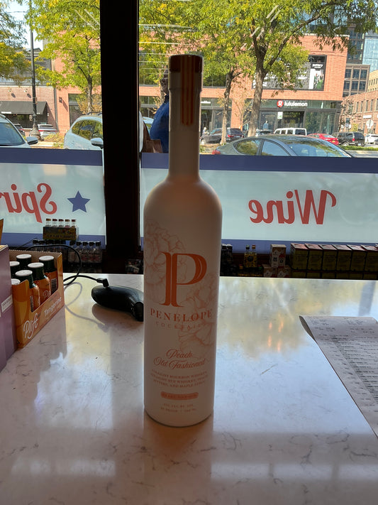 Penelope Peach Old Fashioned Cocktail Bourbon Whiskey (750mL)