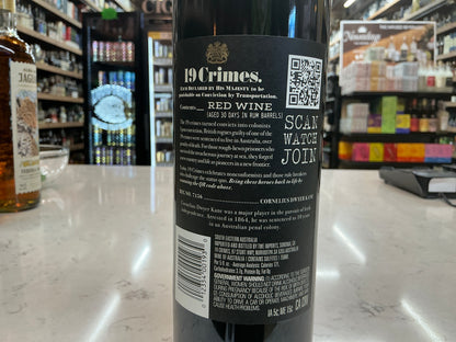 19 Crimes Red Blend Rum Barrels (750ml)