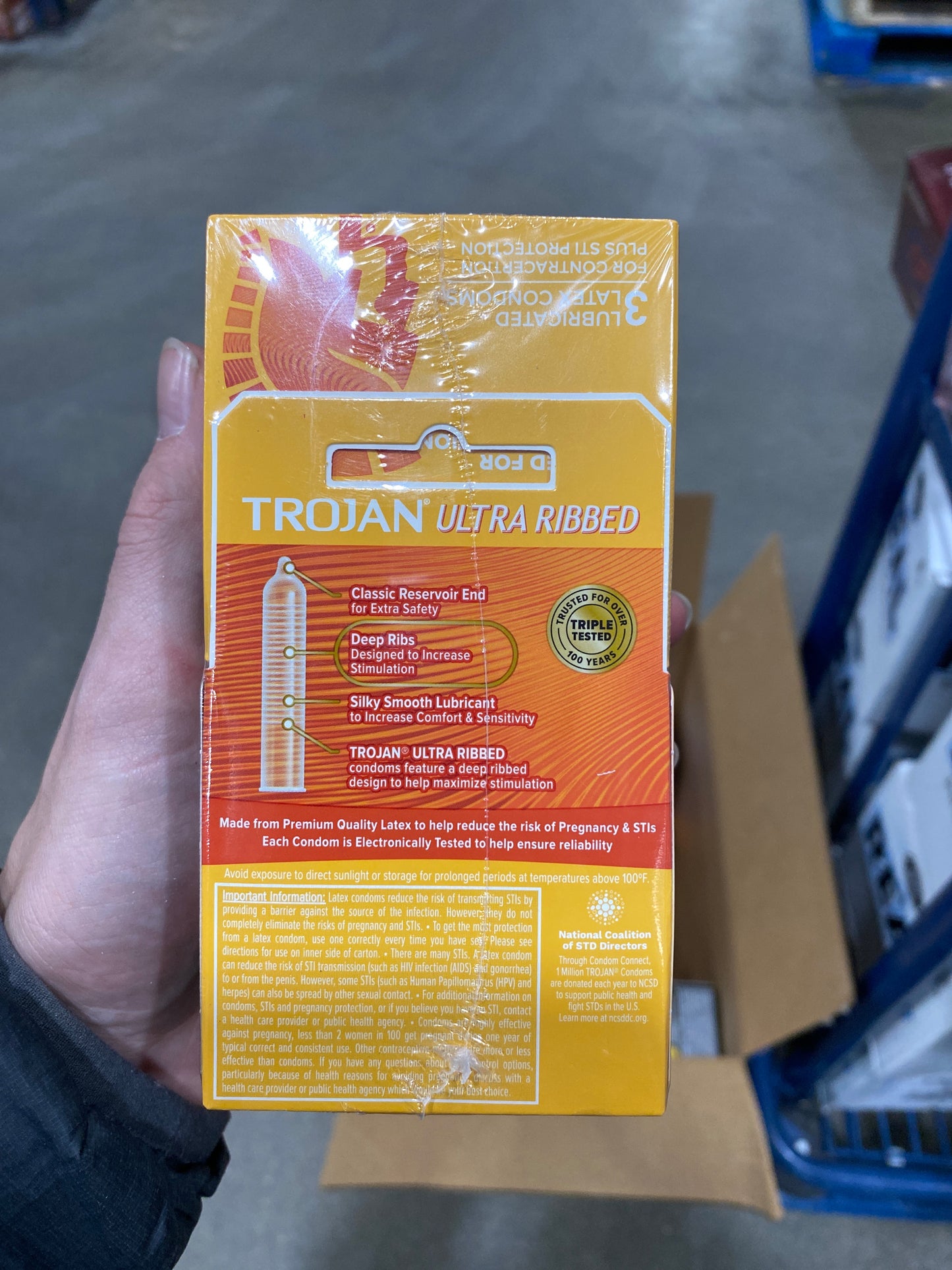 Trojan Ultra Ribbed (3 pack)