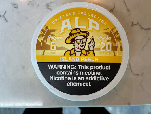 ALP Island Peach 6mg nicotine pouch