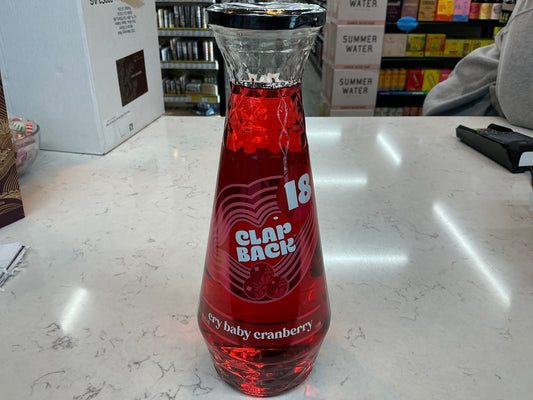 Clap Back Cry baby Cranberry 1 liter