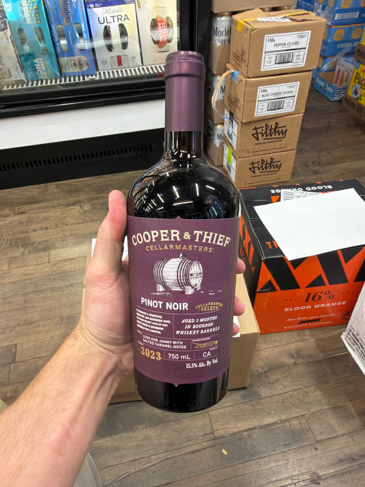 Cooper & Thief Pinot Noir Bourbon Barrel Finished