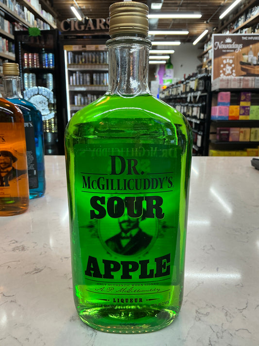 Dr McGillicuddys Sour Green Apple (750 mL)