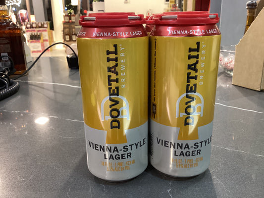 Dovetail Vienna Style Lager 4pk cans