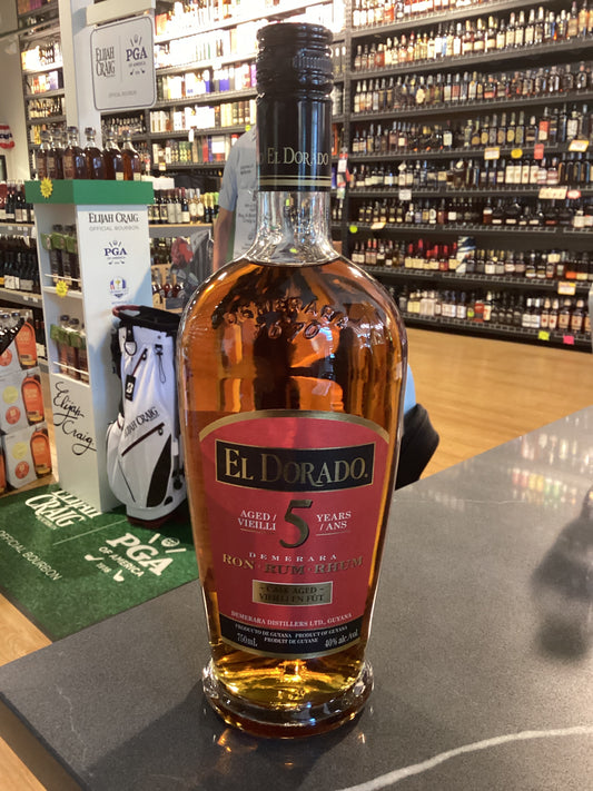 El Dorado 5 Year Rum (750ml)