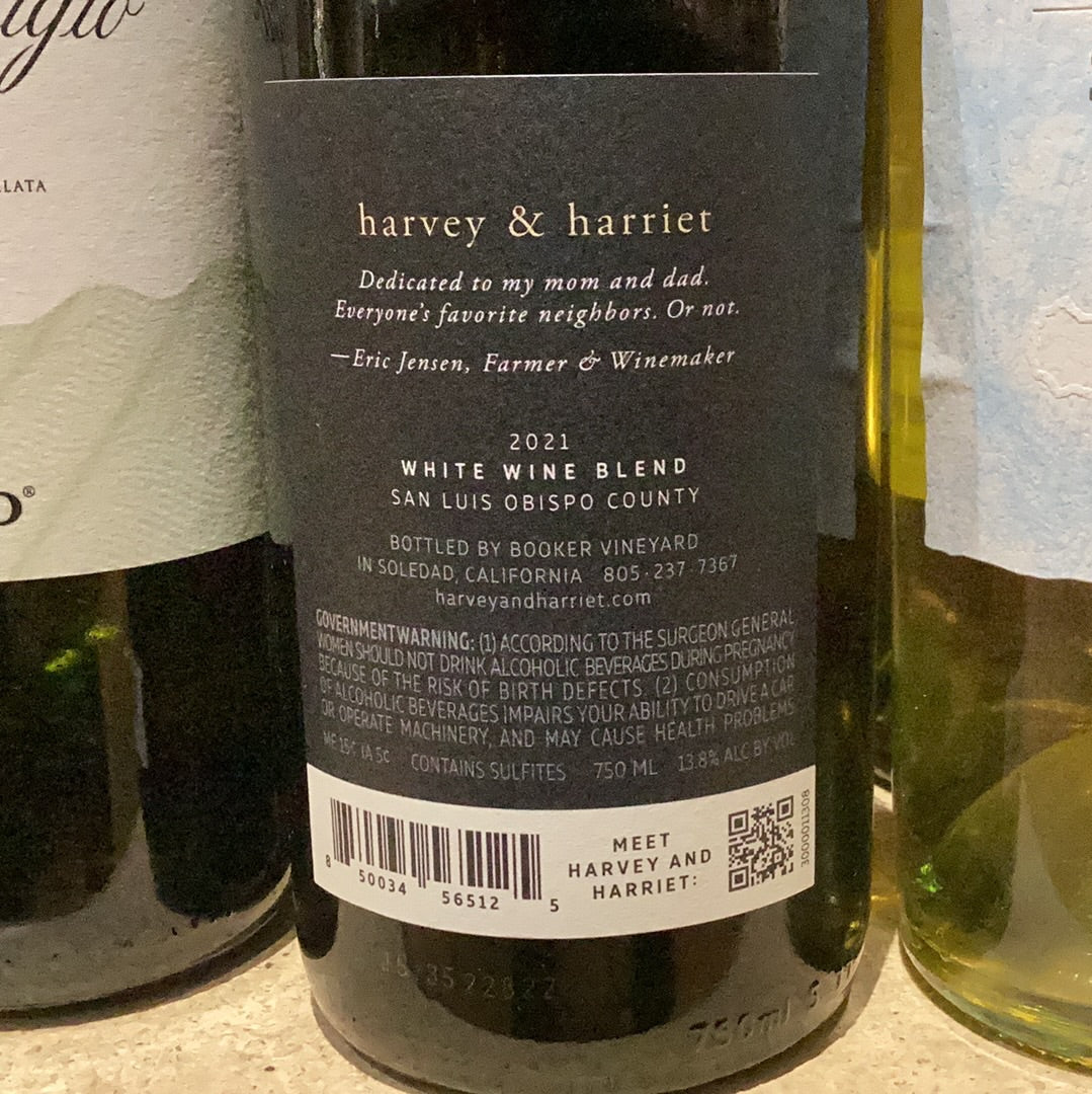 Harvey & Harriet White 2021 (750 ML)
