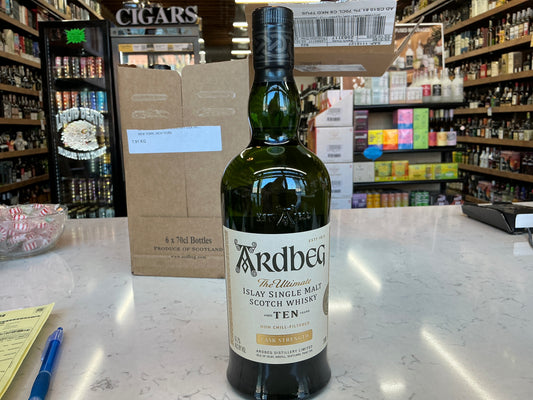 Ardbeg 10yr Cask Strength Scotch 700mL