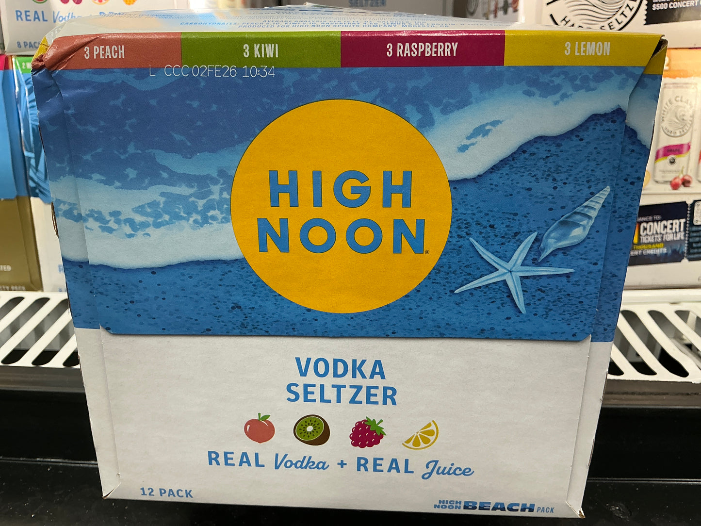 High Noon Beach Pack Vodka Seltzers (12pk)