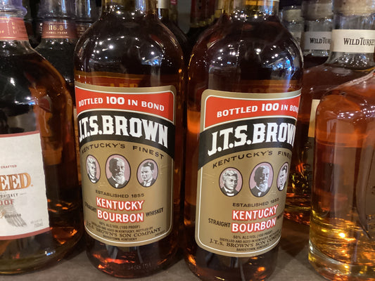 JTs Brown Bourbon 100 4 Yr (750 ML)