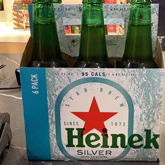Heineken Silver 6pk bottles