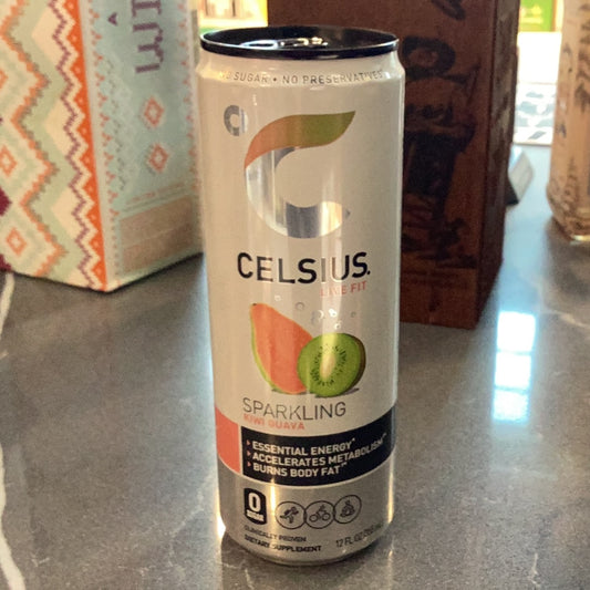 Celsius kiwi guava 12oz
