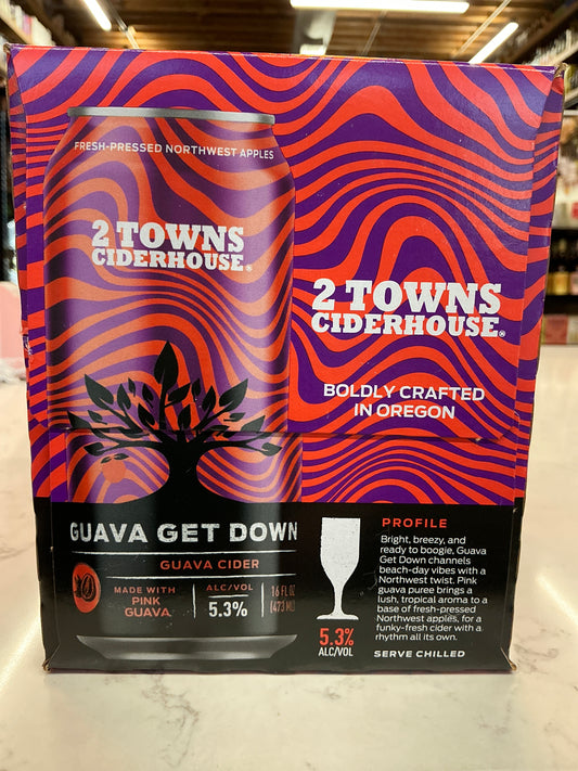 2 Towns Ciderhouse Guava Get Down (4pk)