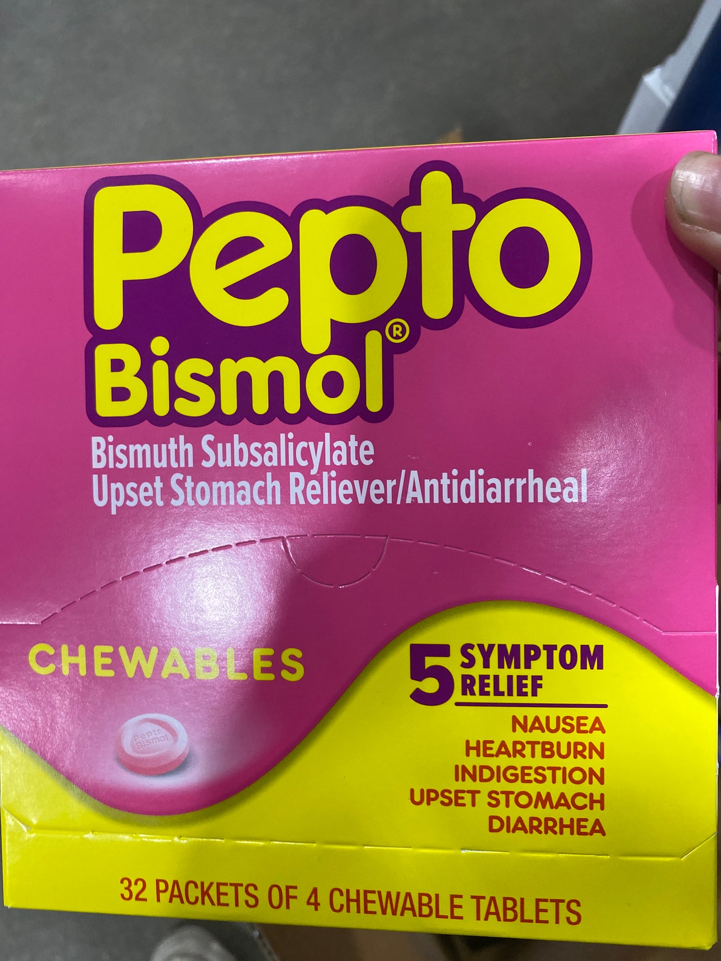 Pepto Bismol Chewables (4 pack)