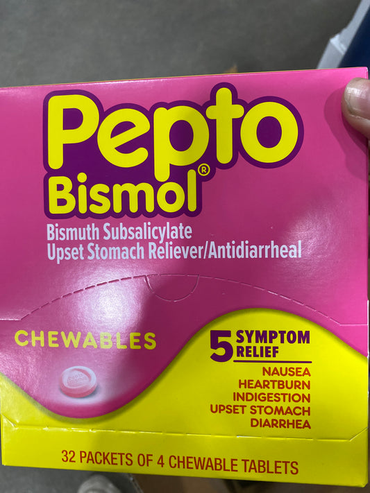 Pepto Bismol Chewables (4 pack)