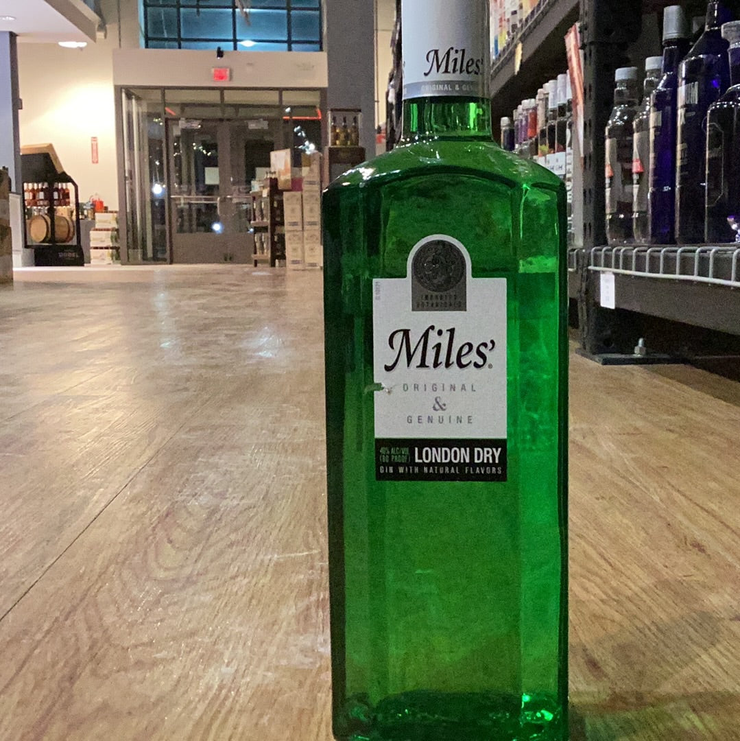 Miles London dry gin 750mL