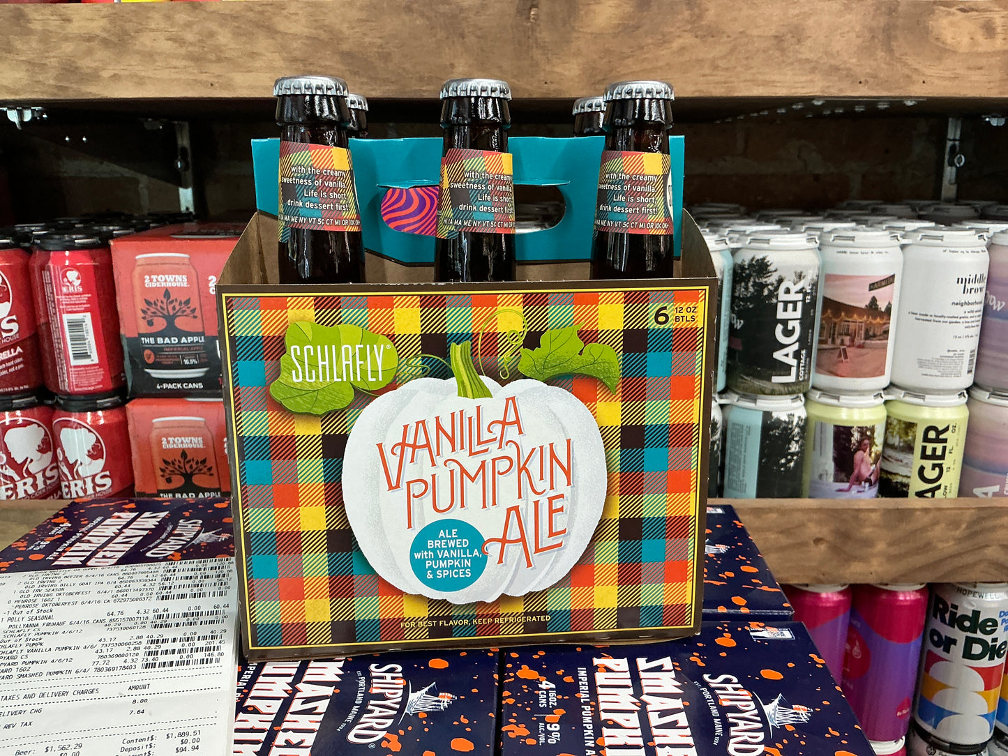 Schlafly vanilla pumpkin ale 6 pack bottles