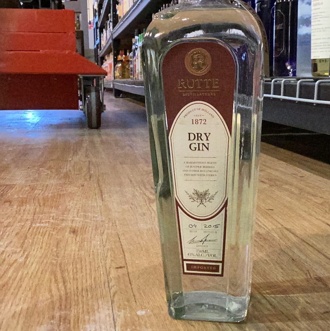 Rutte dry gin 750mL