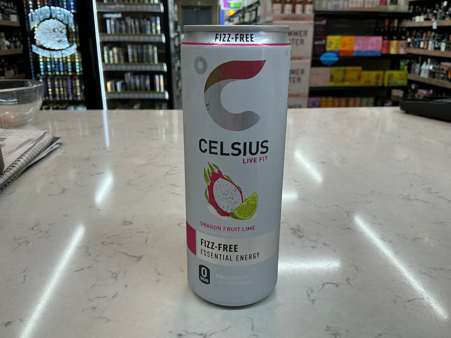 Celsius Dragon Fruit Lime fizz-free 12oz