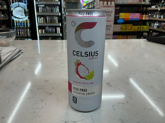 Celsius Dragon Fruit Lime fizz-free 12oz