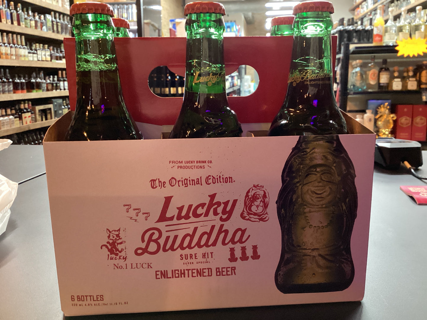 Lucky Buddha 6pk bottles
