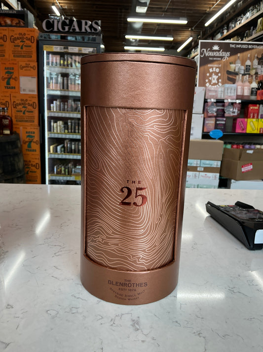The Glenrothes 25 Year Old Speyside Single Malt Scotch Whiskey