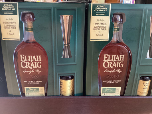 Elijah Craig Rye 94 Gift Set (750 Ml)