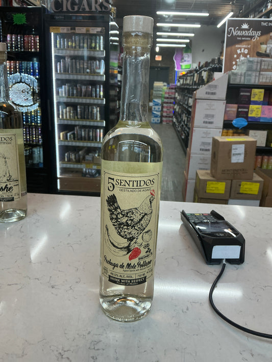 5 Sentidos Pechuga de Mole Poblano Delfino Toban Mejia (95.8 proof) 750mL