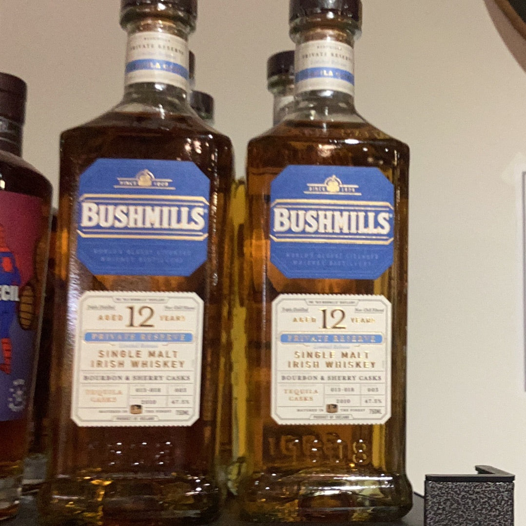 BushMills Malt Irish Tequila Cask 12 Year Private Reserve