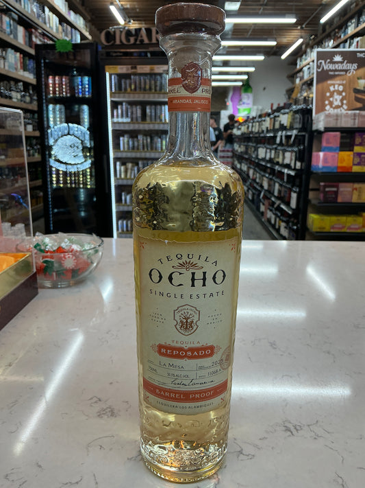 Tequila Ocho Barrel Proof Reposado (750mL)
